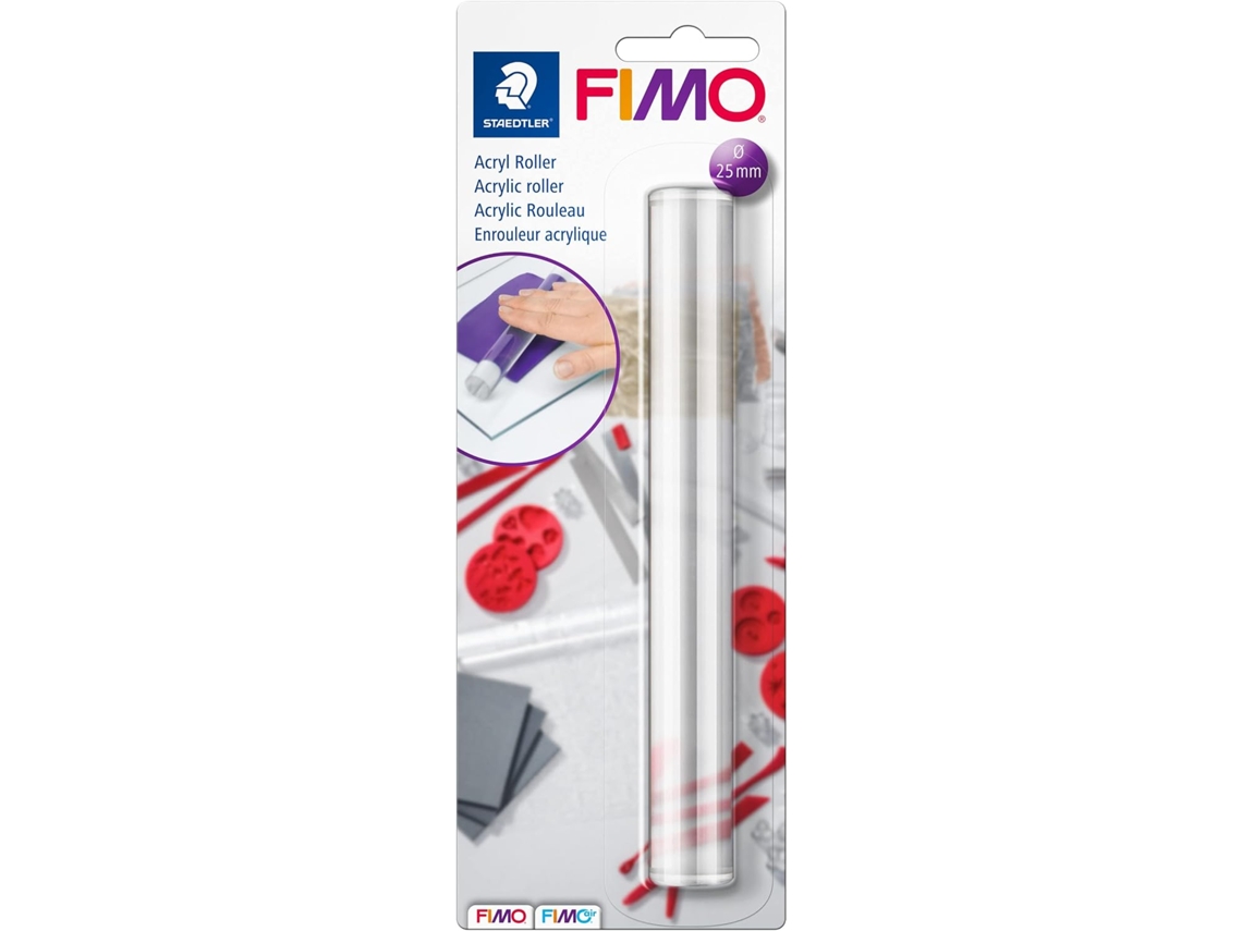 Rolo Acrílico Fimo, 25 Mm De Diâmetro, 20 Cm De Comprimento Gokoco