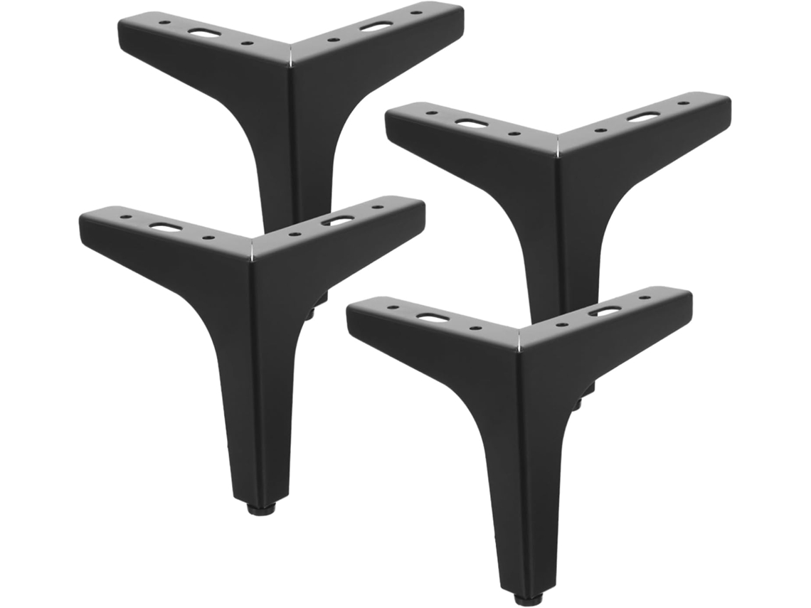 Conjunto De 4 Suportes Triangulares De Metal Para Sofás E Móveis.