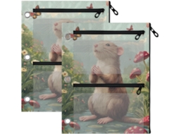 Pastas De Bolso 3 Desenhos Animados Furões E Ratos Um Rio