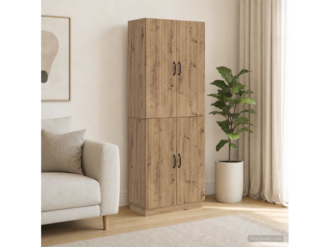 Vidaxl Conjunto De Gabinete 2 Unid. Carvalho Arttisan