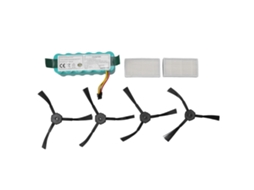 Kit Bateria Nimh 3500mah Pincel Lateral e Filtro para Aspirador Cr120 Cr121 Cr540