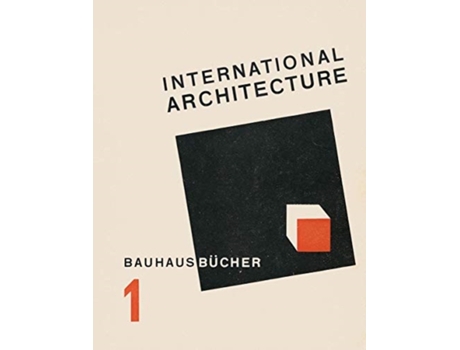 Livro international architecture de walter gropius (inglês)