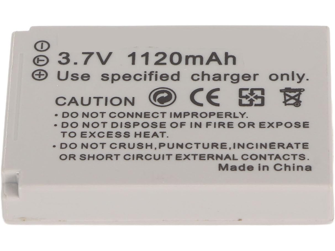 Bateria de Substituição para Câmera, 3,7 V, 1120 Mah, Íon de Lítio SFUSHOS