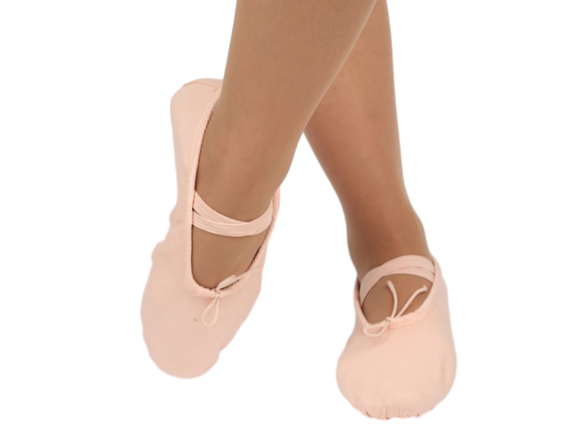 Sapatilhas De Ballet Em Lona Para Criança E Adulto, Sapatilhas De Dança E Ginástica Macias