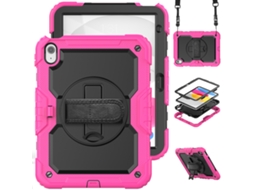 Lurelia Capa Para Ipad 11 (a16) 2025 E 10.ª Geração 10.9 2022, Silicone, Preto, Proteção Contra Quedas