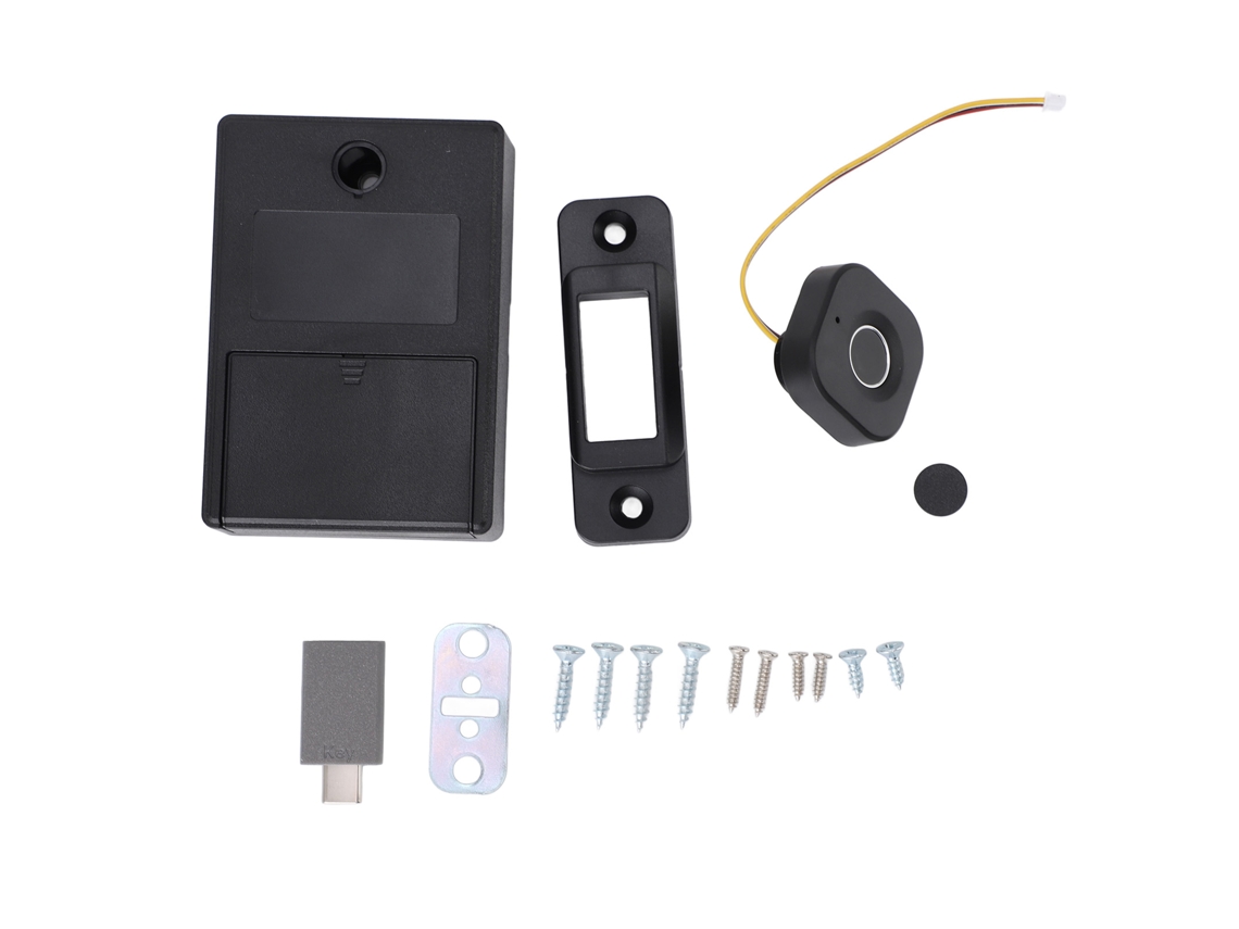 Fechadura Inteligente Laxiscreed Com Impressão Digital Para Armário, Resposta Rápida E Recarregável Por Usb