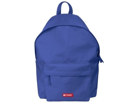 Mochila Enri Padded com 2 compartimentos 43x29x17 cm azul