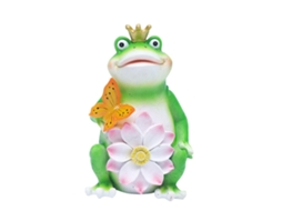 Luz solar para exterior, decoração de jardim com sapo, iluminação atmosférica e ornamento animal LAXISCREED