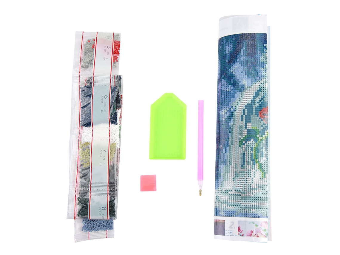 Kit Pintura Diamante 5d LAXISCREED Pequeno Rosa