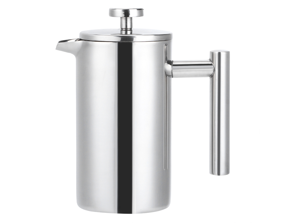 Cafeteira de Pressão LAXISCREED Aço Inox 350ml Isolada