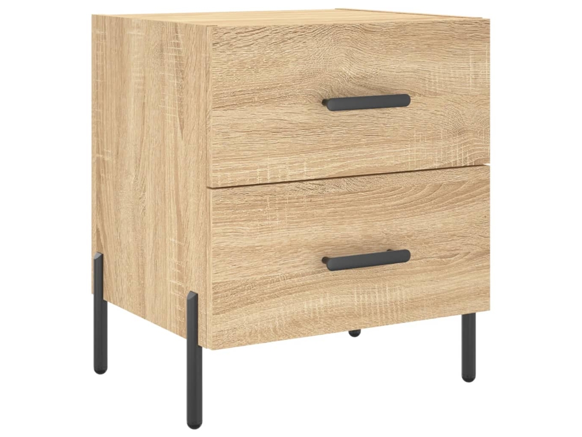 Mesa de Cabeceira Carvalho Sonoma MAISON EXCLUSIVE Derivados de Madeira 40x35x47,5 cm