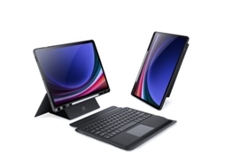 Capa De Teclado Bluetooth Fwinl Para Xiaomi Pad 8 Pro Teclado Bluetooth Português Preto