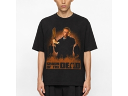 Rockinstone Shaun Of The Dead Shaun Cricket Bat Black Adult T-shirt Size:l