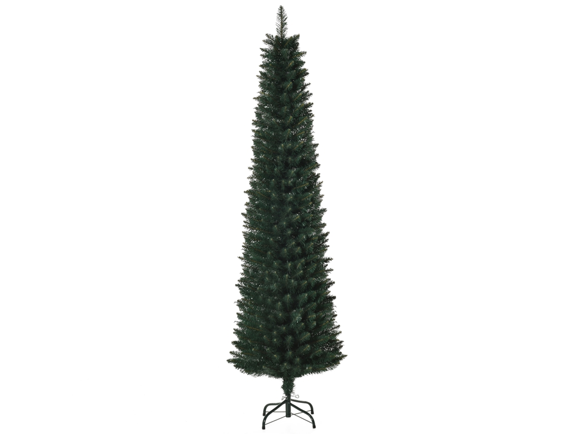 Árvore Natal 180cm Verde, 380 Galhos Pvc/metal Base Dobrável