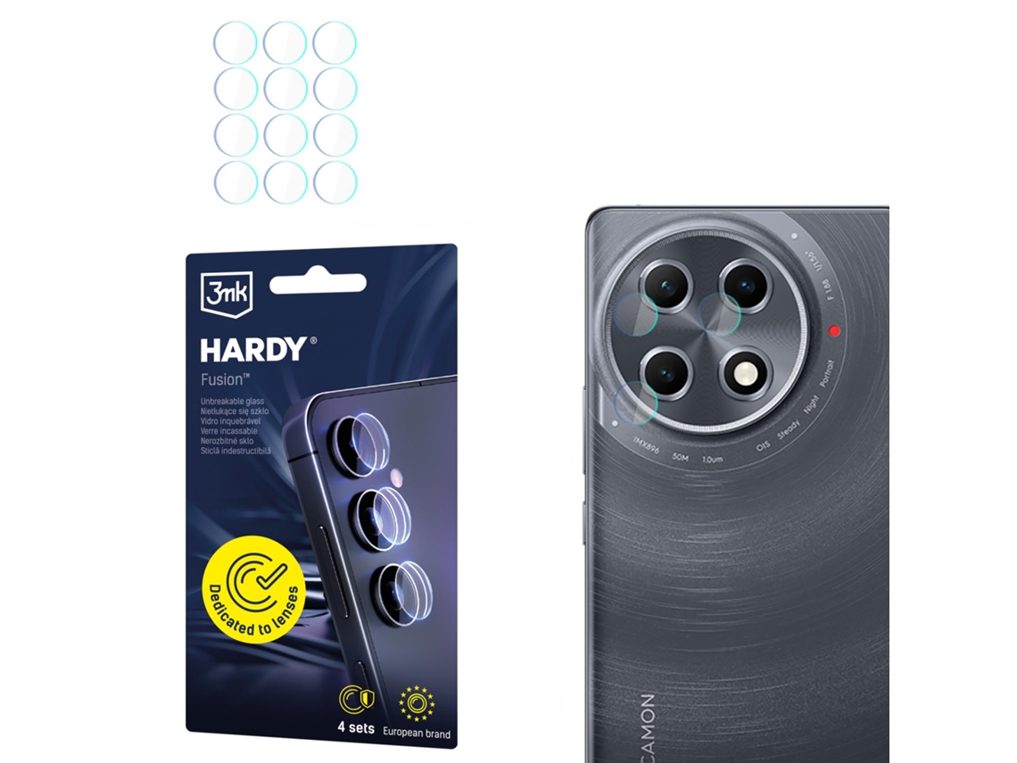 Película De Ecrã Tecno Camon 30s Pro 3mk Hardy Fusion Lens Protection