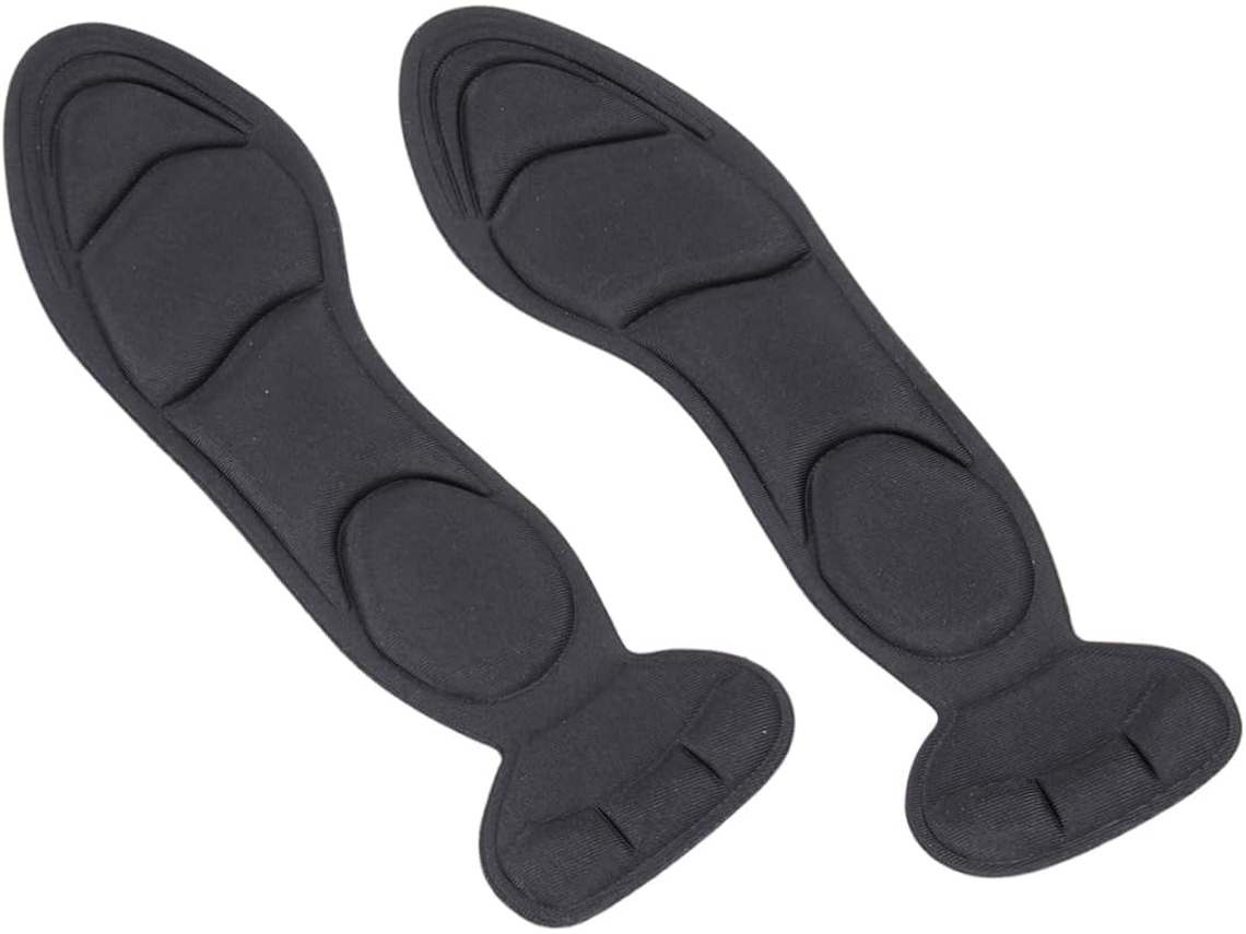Palmilhas De Salto Alto 2em 1, Palmilhas De Esponja Preta, Aderência Antiderrapante Para Proteção E Conforto, Sapatos De