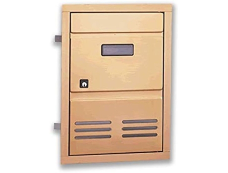 Caixa de correio ALUBOX 47368 - Aço - Cinza - Uma face - Individual - De parede