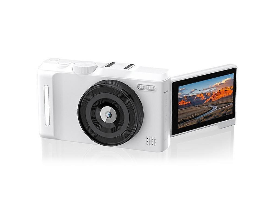Câmera Digital Sem Espelho Dx9 De 48 Mp, 4k, Com Tela Lcd Hd De 3 Polegadas E Estilo Retrô.
