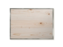 Magnetic Board Wooden Texture For The Living Room Espelharte (70x50 Cm)