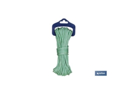 Blister madeja crdon poli 5mm 20m bco/verde