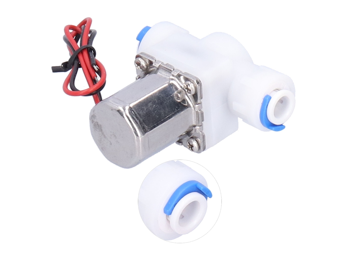 Válvula Solenóide Laxiscreed 1/4" Para Água Potável Com Conexão Rápida E Controlo Bipulso