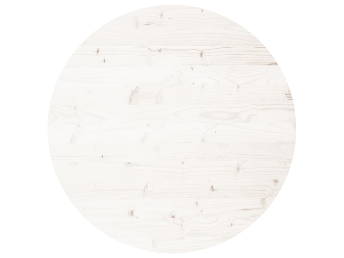 Table Top, Table Tops Vidaxl Branco Madeira De Pinho (80 X 3 Cm)