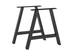 Conjunto de 2 Pés de Mesa Eschau 40X40 Cm Preto [EN.CASA]