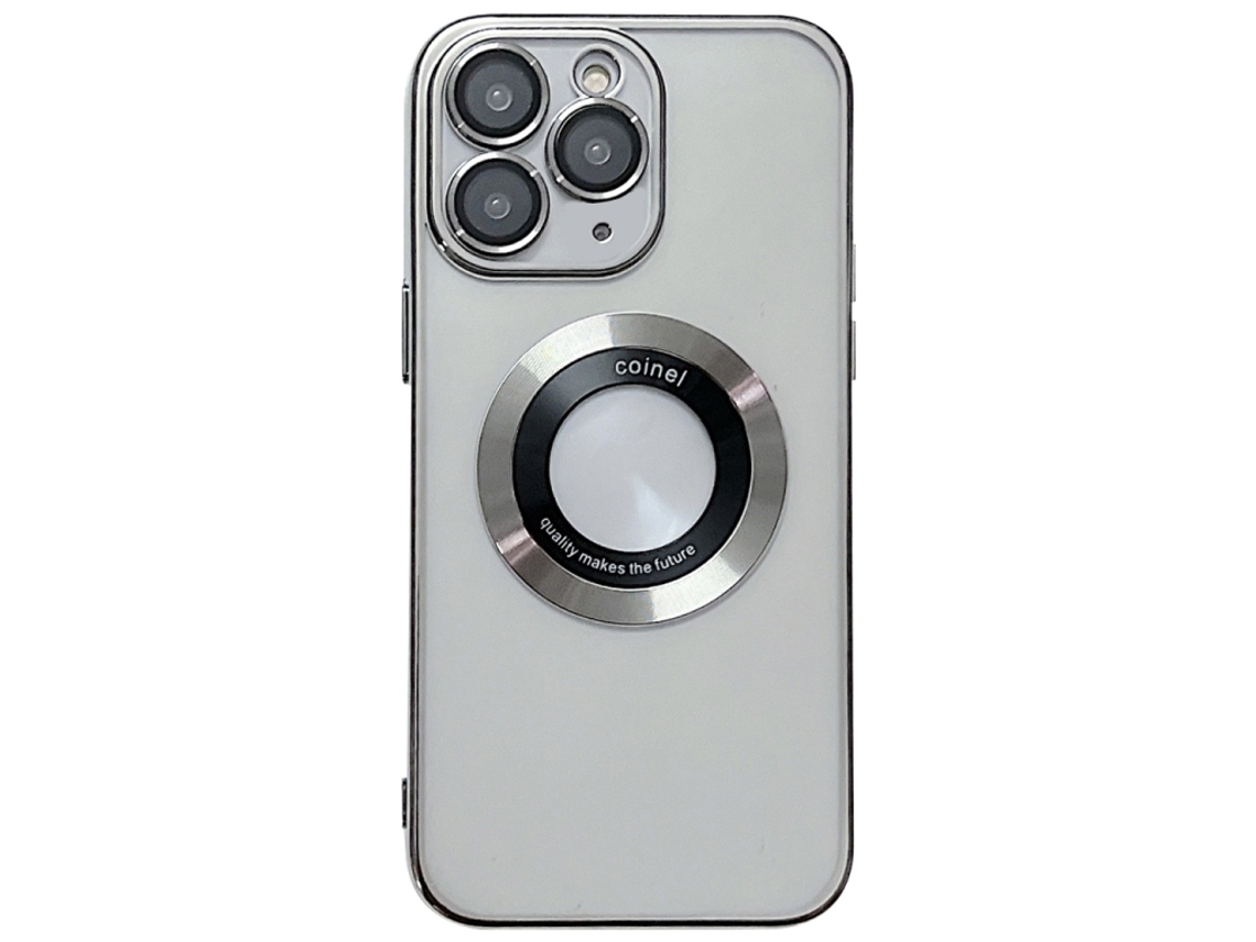 Capa De Tpu Para Iphone 11 Pro Max - Revestimento Eletroplástico - Magsafe