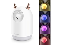 Umidificador Mini Nova Line 300ml silencioso com luzes LED, auto desligamento sem água para casa/quarto/escritório | S/MARCA