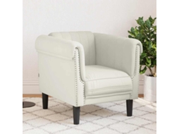 Vidaxl Poltrona Veludo Cor Creme