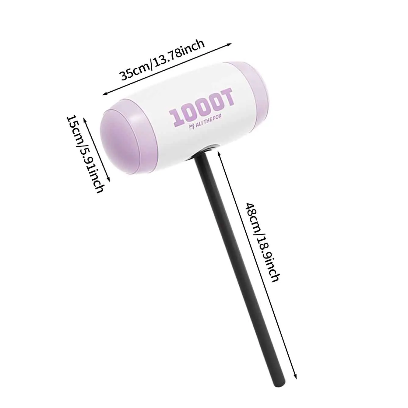 (roxo) 1 Martelo Inflável Criativo, Material De Pvc Premium, Perfeito Para Festas Na Piscina Ao Ar Livre