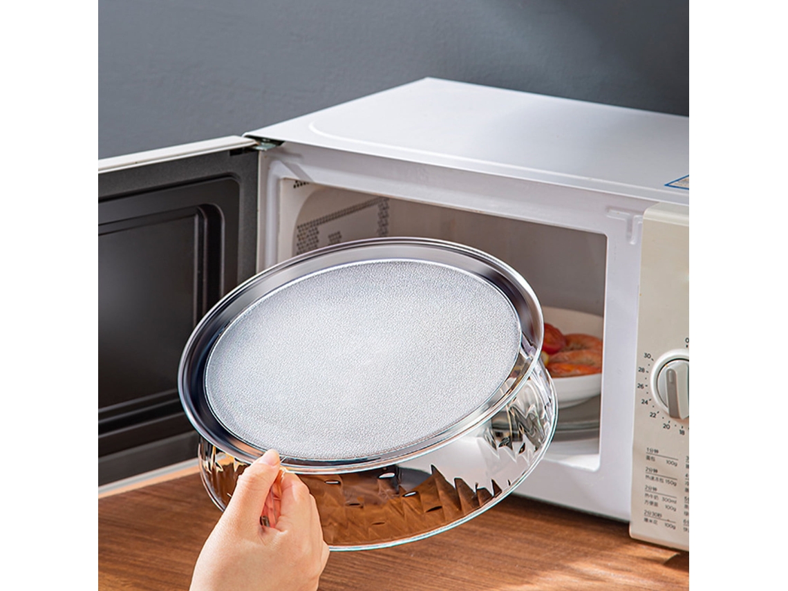 Tampa Para Micro-ondas Com Saída De Vapor Ajustável - Proteção Anti-salpicos Para Manter O Forno Limpo