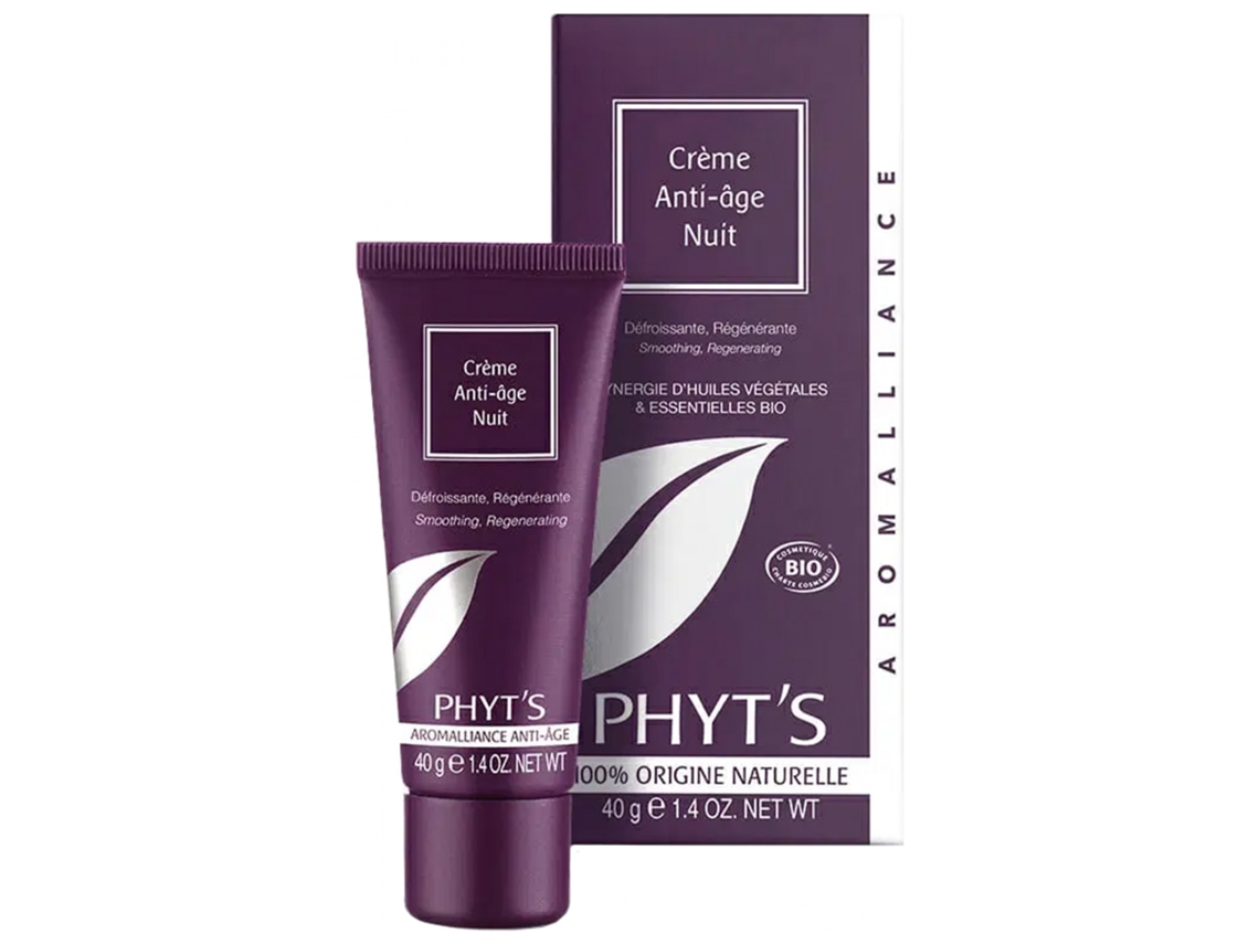Creme Noturno Orgânico Antienvelhecimento Aromalliance 40 G PHYT'S