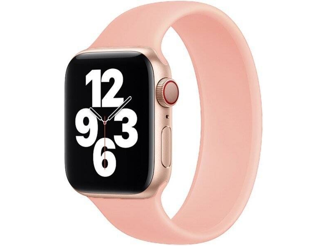 Bracelete Solo SiliconSense PHONECARE Apple Watch Series SE 44mm Pulso:150-164mm Rosa