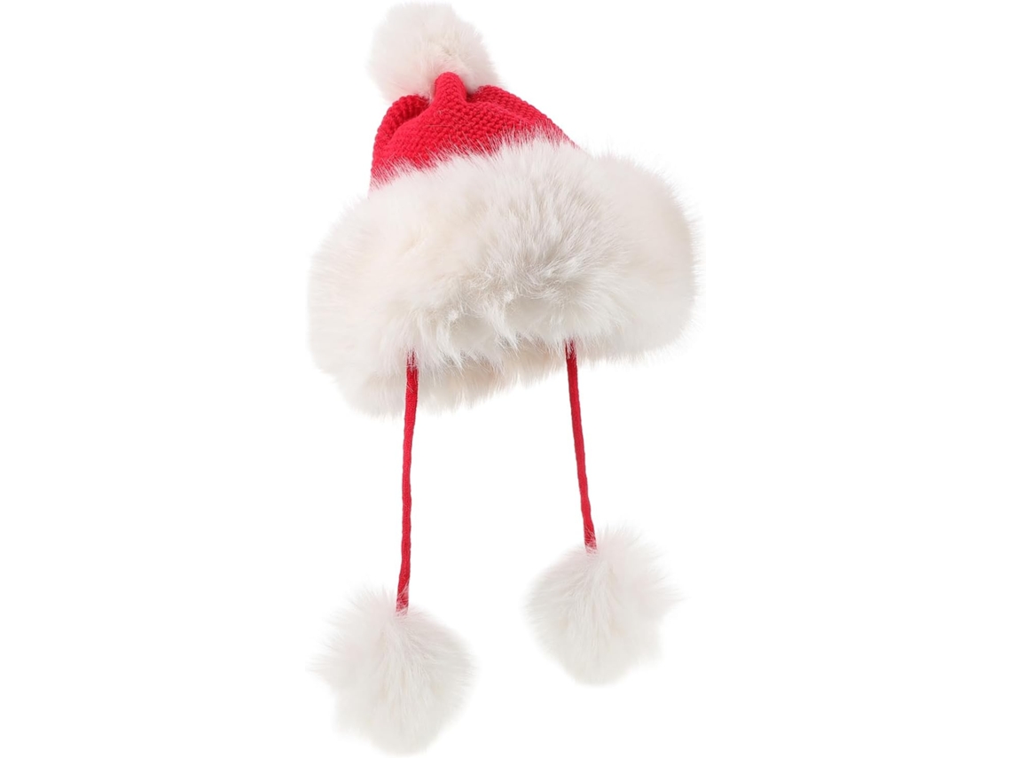 Chapéus De Natal E Ano Novo Com Orelhas, Chapéu De Natal Fofo Para Pai Adulto Em Tempo Frio
