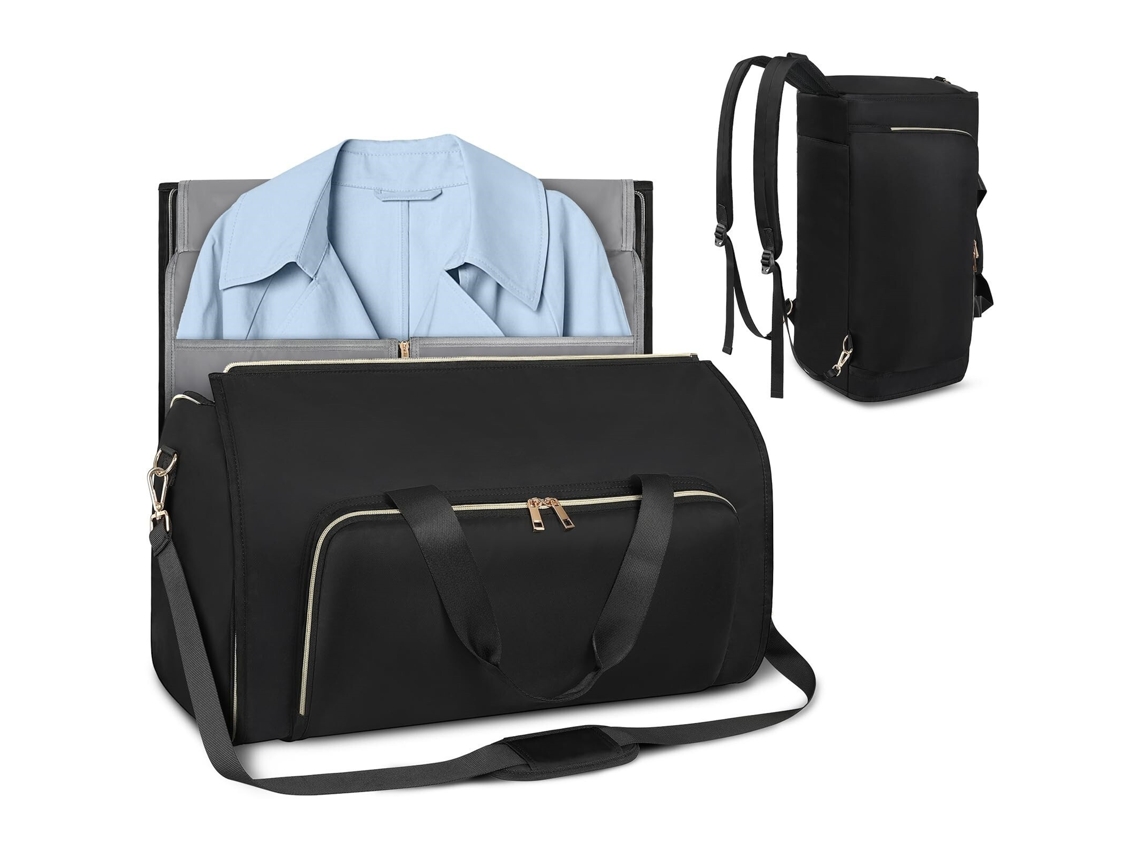 Mala de viagem para roupas conversível com compartimento removível para ternos AQUAFORGE