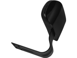 Encosto Antiderrapante Para Motocicleta Em Aço E Espuma Para Banco Traseiro, Preto.