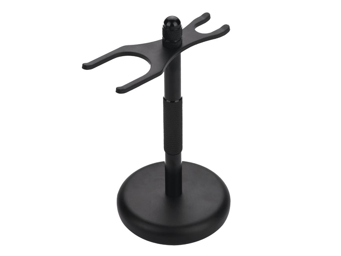 Suporte para pincel de barbear em liga de zinco resistente