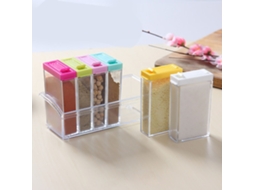 Organizador de Temperos LAXISCREED com 6 Potes