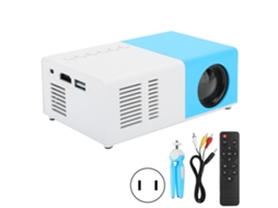 Aetheria projetor Portátil Mini J9 Led Home Theater com Suporte 24 60 Polegadas Us Plug