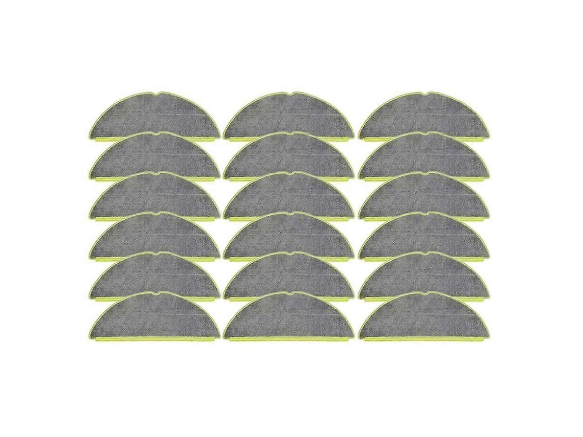 Conjunto De 18 Panos De Limpeza Laváveis Para Aspirador Robô Irobot Roomba 205 Combo / 205 Vac. Peças De Reposição._ptg