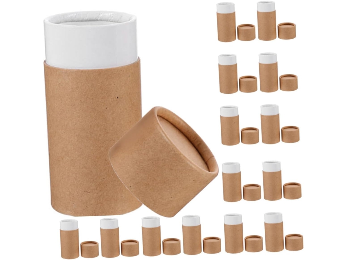 Caixa De Presente Papel Kraft Com 15 Unidades Para Chá, 50ml