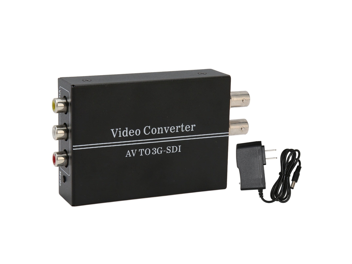Conversor AV para SDI de Áudio e Vídeo Hd 1080p EOOCOO
