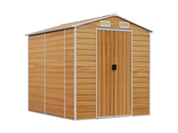 Garden Shed, Garden Sheds Vidaxl Marrom Aço (191 X 215 X 198 Cm)