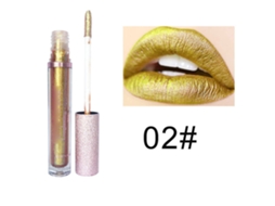 Gloss labial cosmético, gloss labial líquido hidratante de longa duração, ferramenta de maquiagem para sombra 02