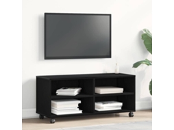 Vidaxl Gabinete Para Tv 90 X 35 X 40,5 Cm Preto Derivados De Madeira