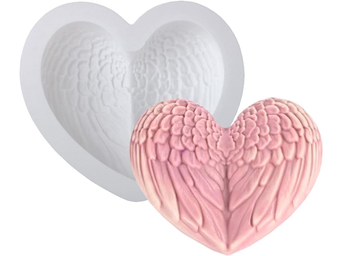 Formas De Silicone Assar, Moldes De Doces Em Formato De Coração Massa.