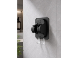 Suporte Parede Chuveiro Preto Universal Banheiro Ajustável VOLTEDGE