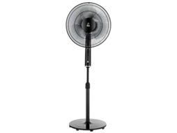 Ventilador Pie 40 Cm Mando P420 Negro Fm