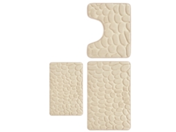 Tapete De Banheiro Com Espuma De Memória Macia Antiderrapante Absorvente De Água 16x24 Polegadas